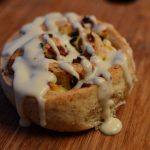 Jalapeno Popper Roll with Thyme Cheese Sauce