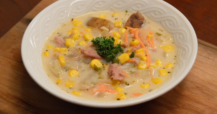 Chowder from Leftover Chicken/ Turkey/ Duck