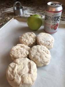 Apple Cider Biscuit with Growers Apple Cider